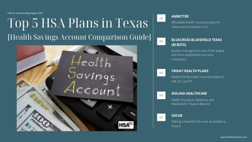 Top 5 HSA Plans in Texas [Health Savings Account Comparison Guide]