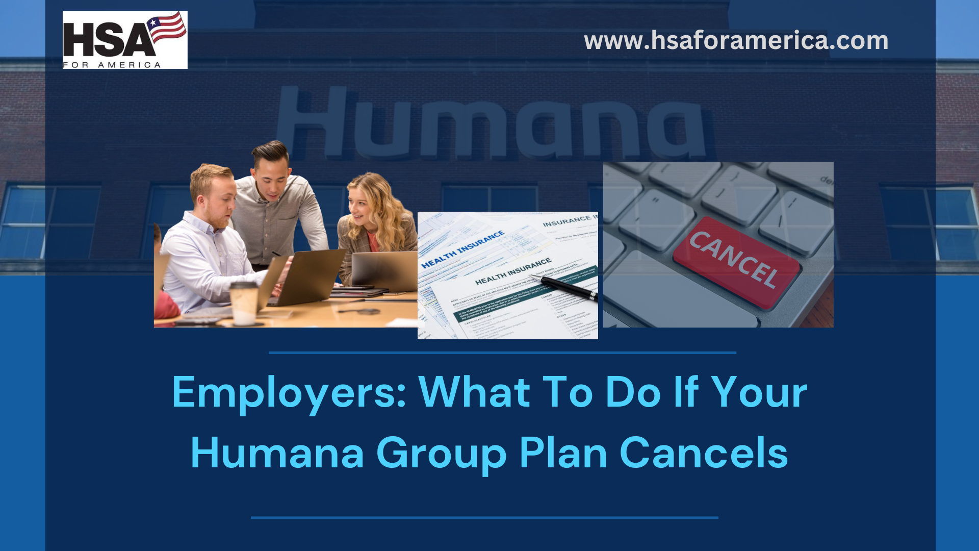 What To Do If Your Humana Group Plan Cancels