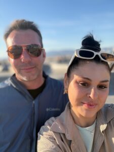 Christopher with wife