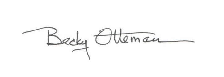 Becky Otteman Signature Becky Otteman Signature