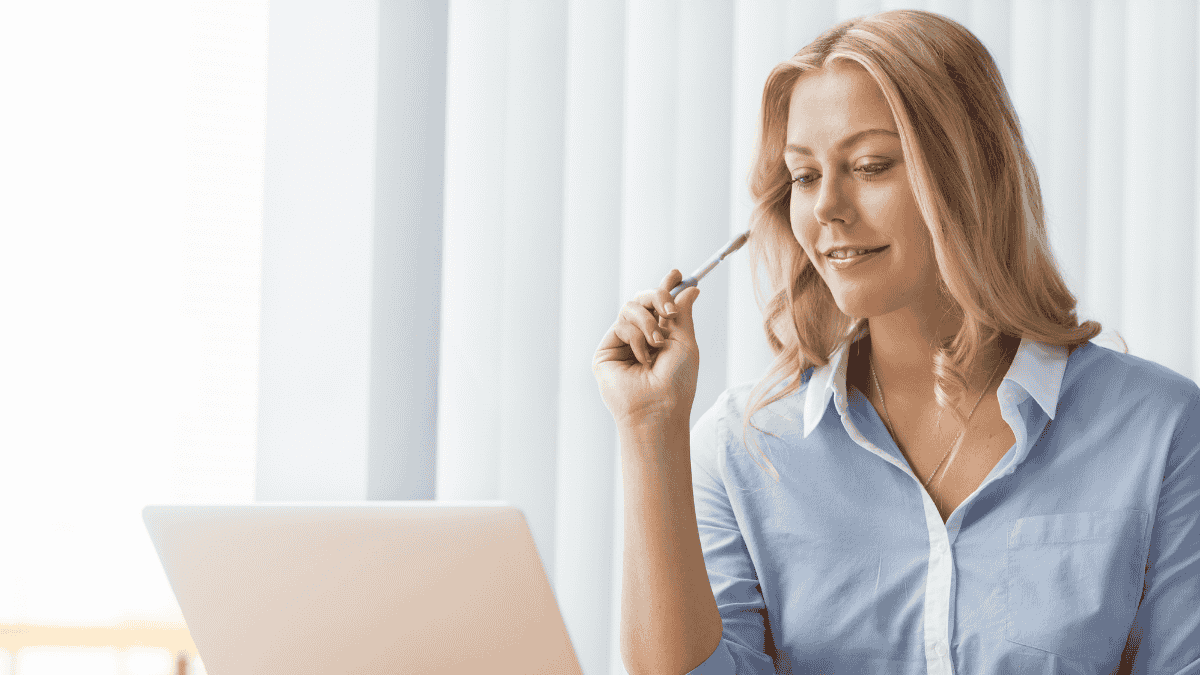 Woman learning about medical discount programs