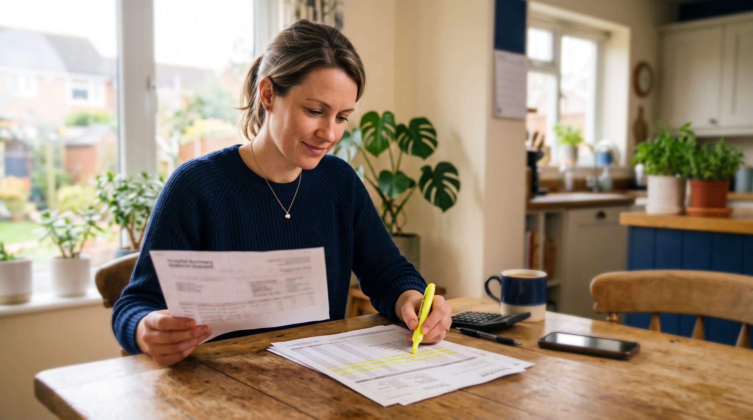 Reviewing an itemized medical bill line by line to catch billing errors